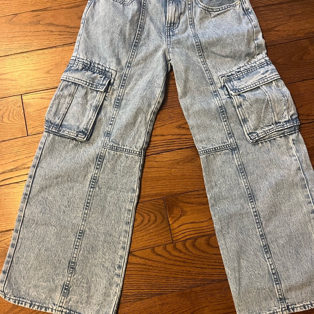 Old Navy High-Rise Baggy Jeans - Light Blue